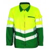 Blouson BIKINI vert/jaune fluo